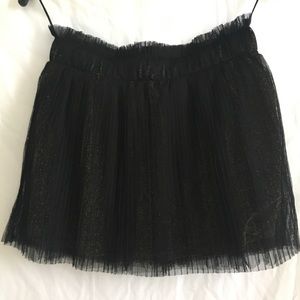 **SOLD**Black and gold tulle tutu skirt